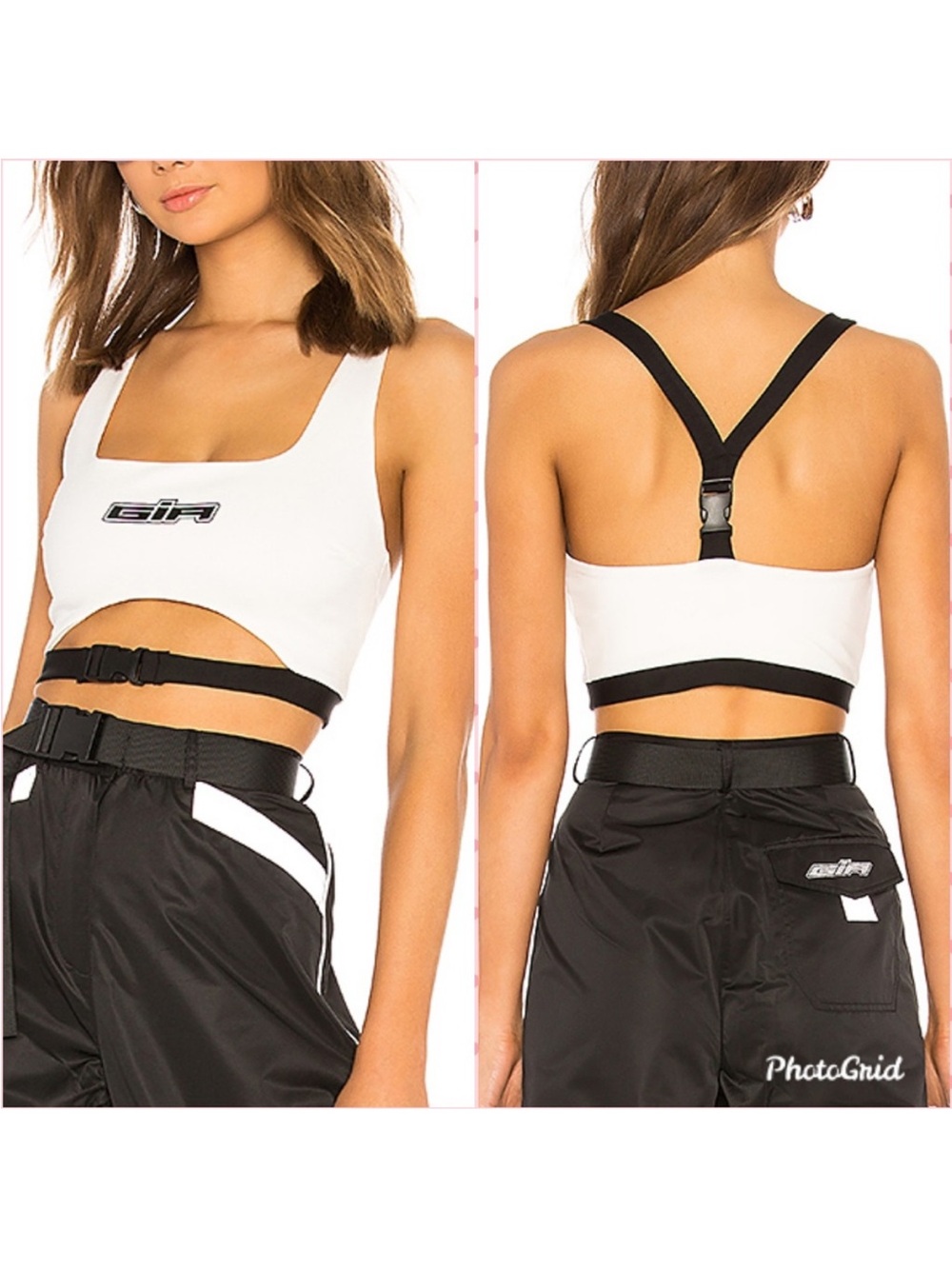 I.AM.GIA Zuri crop top white size M